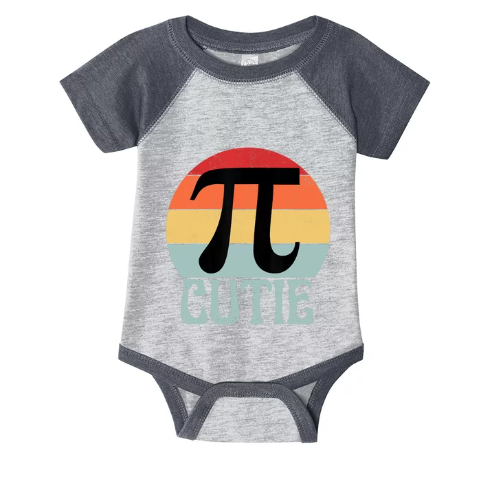 Retro Vintage Symbol Pi Day Math Teacher Funny Pi Day Infant Baby Jersey Bodysuit