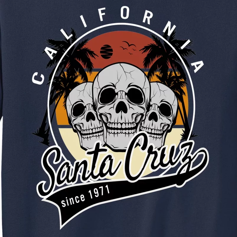 Retro Vintage Santa Cruz California Skull Street Wear Sweatshirt