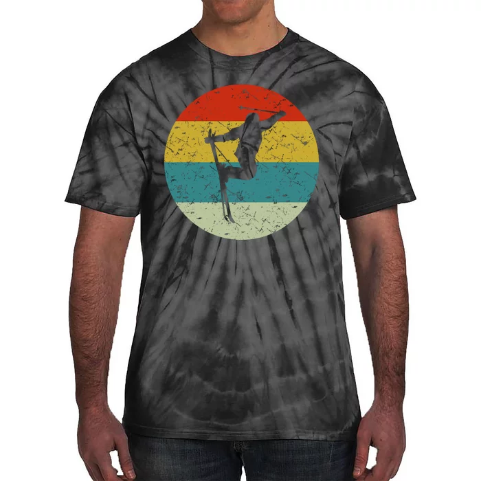 Retro Vintage Skiing Tie-Dye T-Shirt