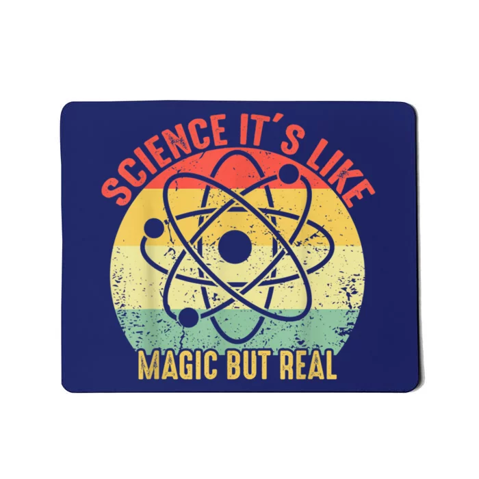 Retro Vintage Science Like Magic But Real Gift Mousepad