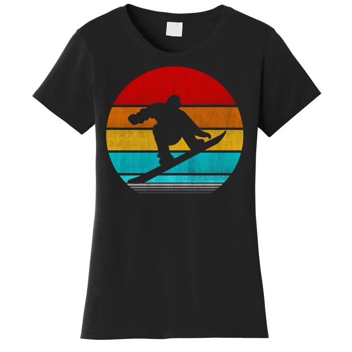 Retro Vintage Snowboard Women's T-Shirt