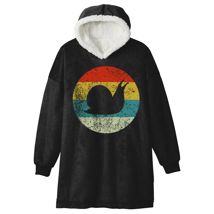 Retro Vintage Snail Hooded Wearable Blanket