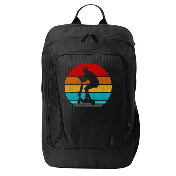 Retro Vintage Scooter City Backpack