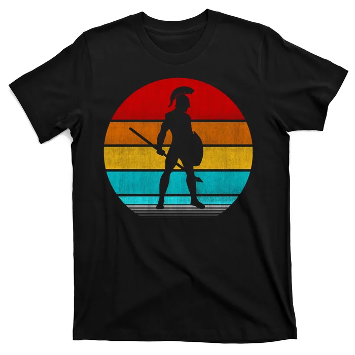 Retro Vintage Spartan Warrior T-Shirt