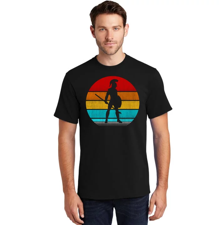 Retro Vintage Spartan Warrior Tall T-Shirt