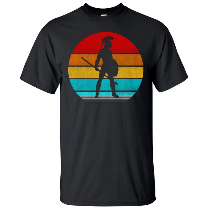 Retro Vintage Spartan Warrior Tall T-Shirt