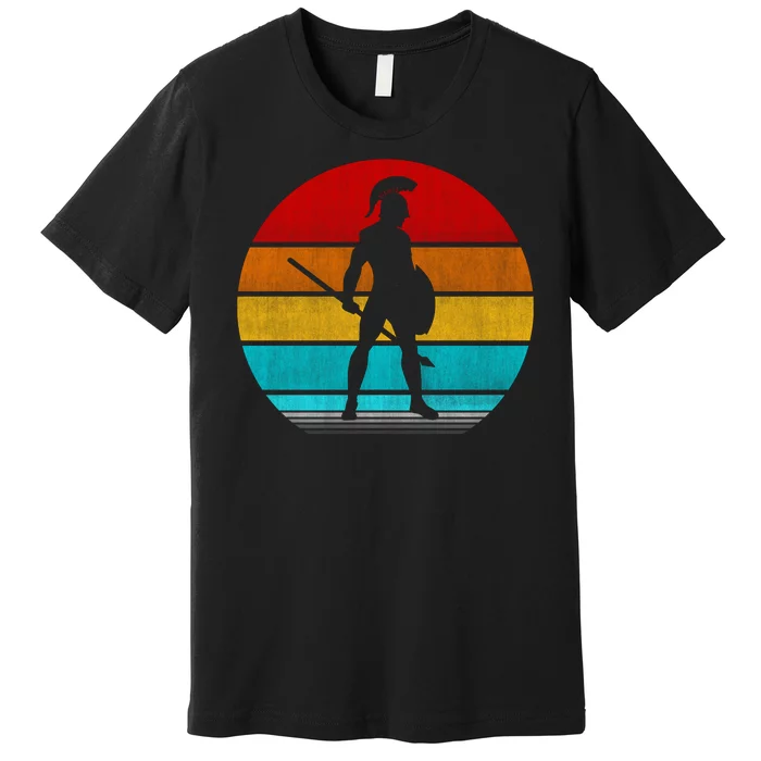 Retro Vintage Spartan Warrior Premium T-Shirt