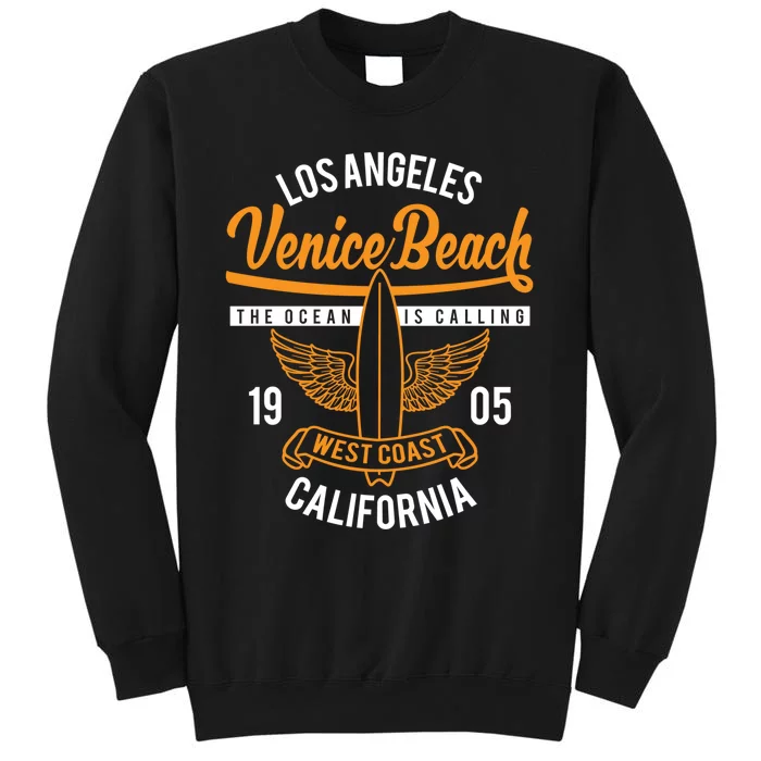 Retro Vintage Surf Design Tall Sweatshirt