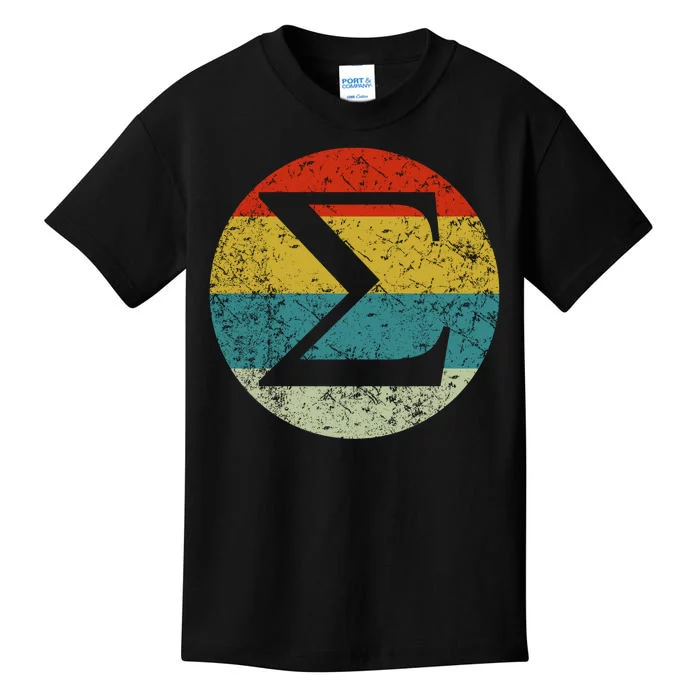 Retro Vintage Sigma Kids T-Shirt