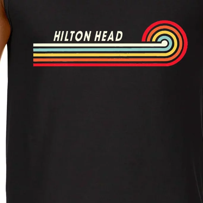 Retro Vacation Souvenir Hilton Head Island South Carolina Comfort Colors® Tank Top