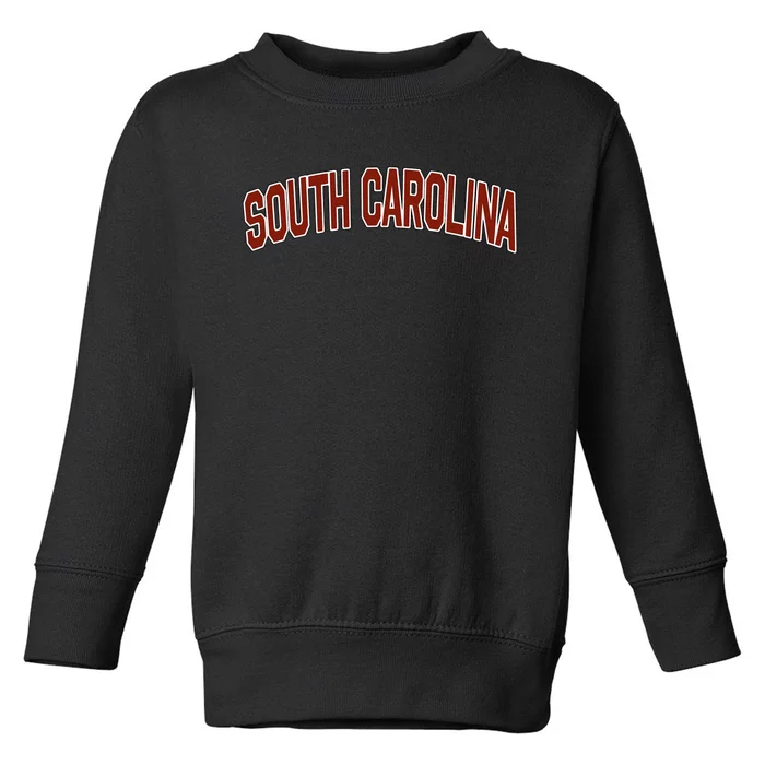 Retro Vintage South Carolina State South Carolina Varsity Toddler Sweatshirt