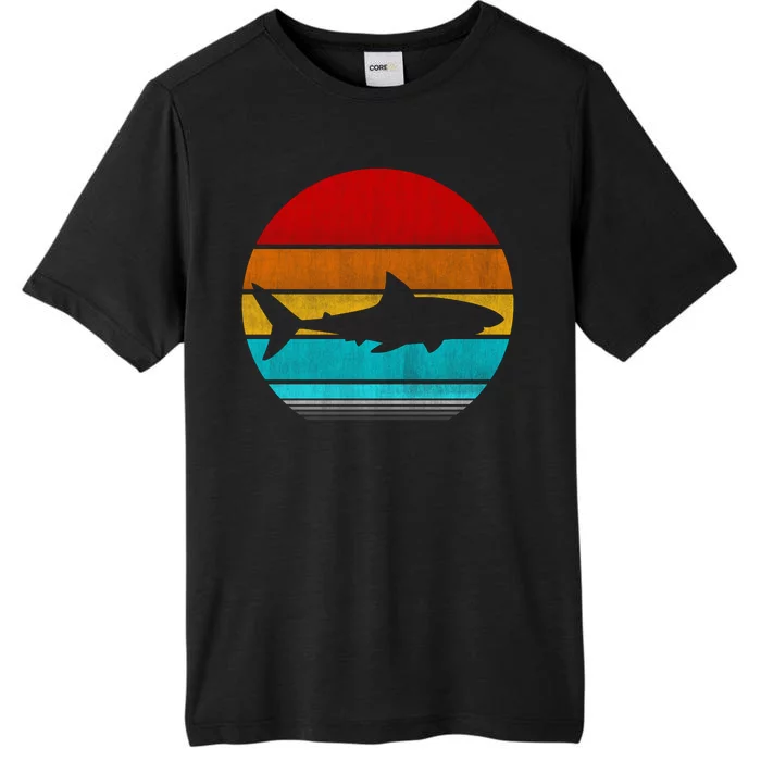 Retro Vintage Shark ChromaSoft Performance T-Shirt