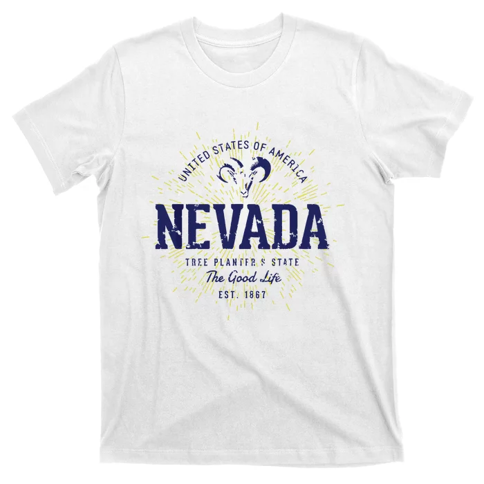 Retro Vintage State Of Nevada T-Shirt