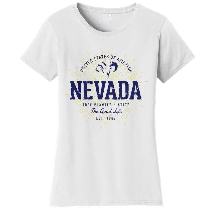 Retro Vintage State Of Nevada Women's T-Shirt