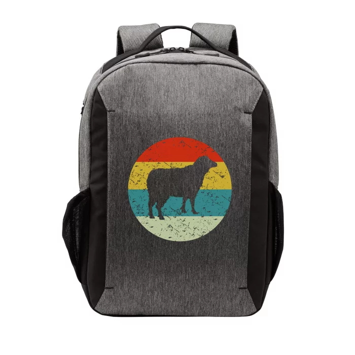 Retro Vintage Sheep Vector Backpack