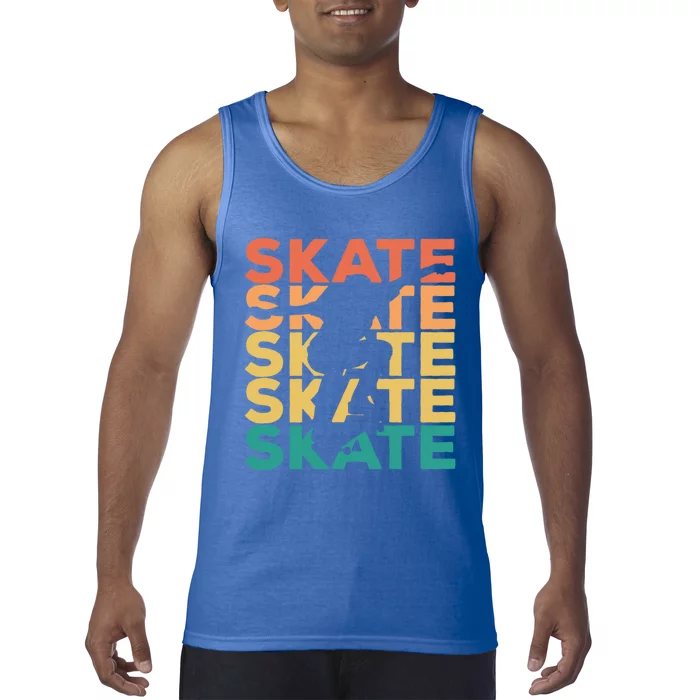 Retro Vintage Skating Gift For Skaters Gift Tank Top