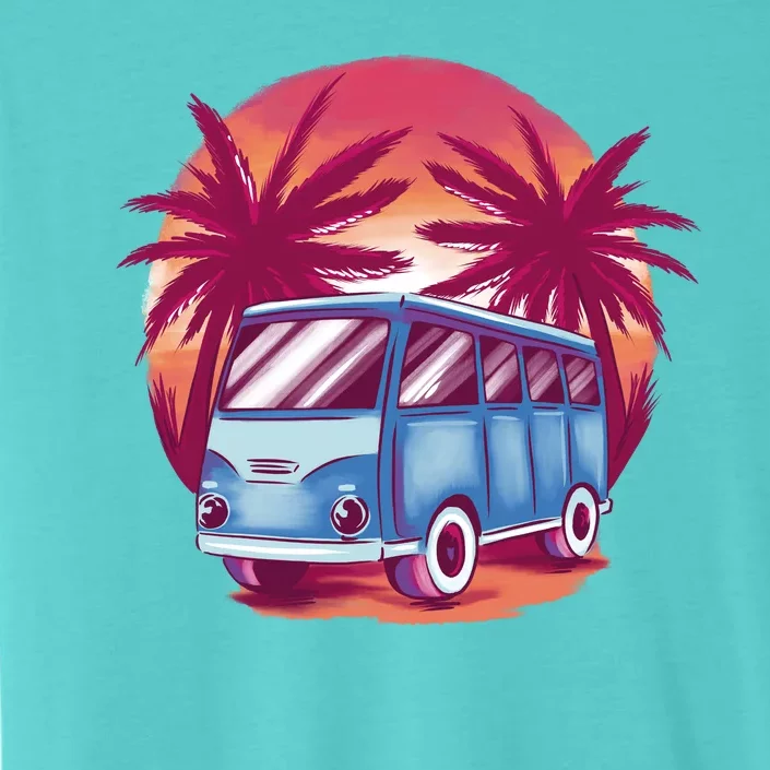 Retro Van Sunset Beach ChromaSoft Performance T-Shirt