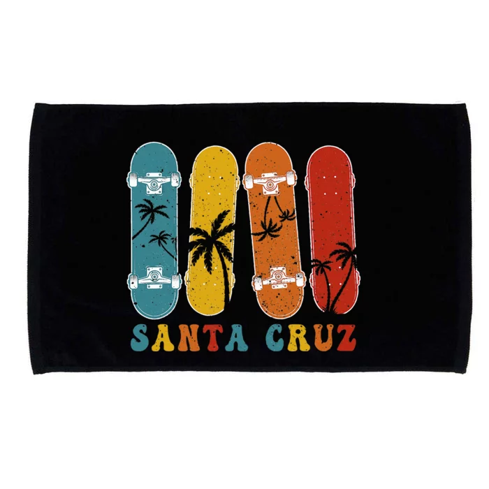 Retro Vintage Skateboard Microfiber Hand Towel