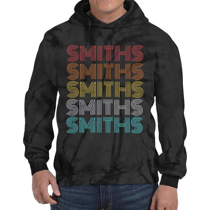 Retro Vintage Smiths Tie Dye Hoodie