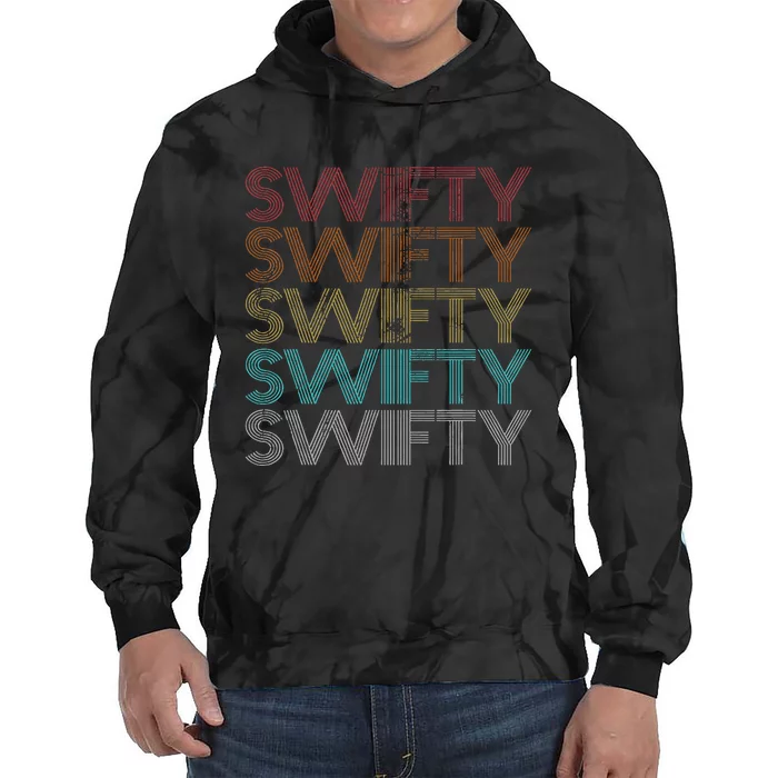 Retro Vintage Swifty Tie Dye Hoodie