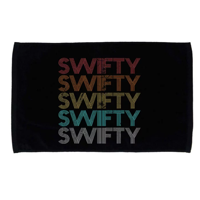 Retro Vintage Swifty Microfiber Hand Towel