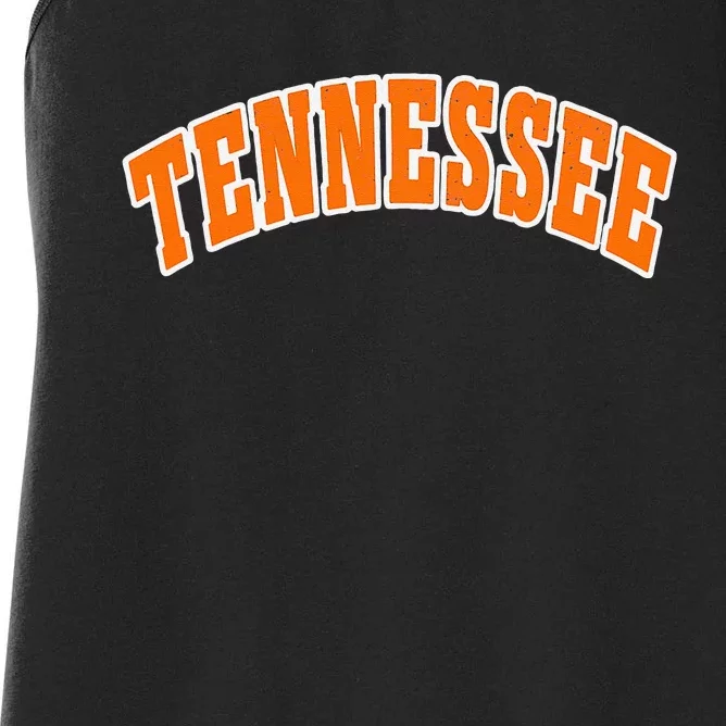 Retro Vintage Tennessee State Souvenir Gift Of Oklahoma Women's Racerback Tank