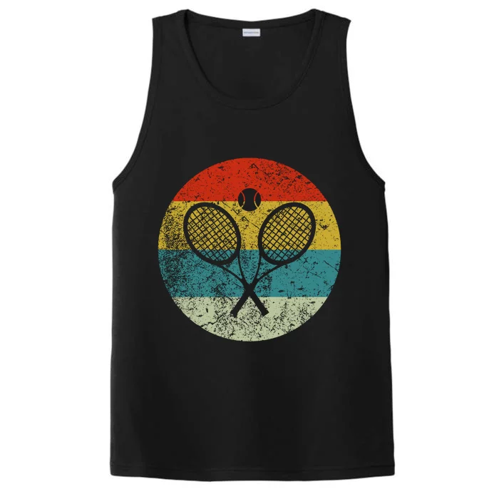 Retro Vintage Tennis Performance Tank