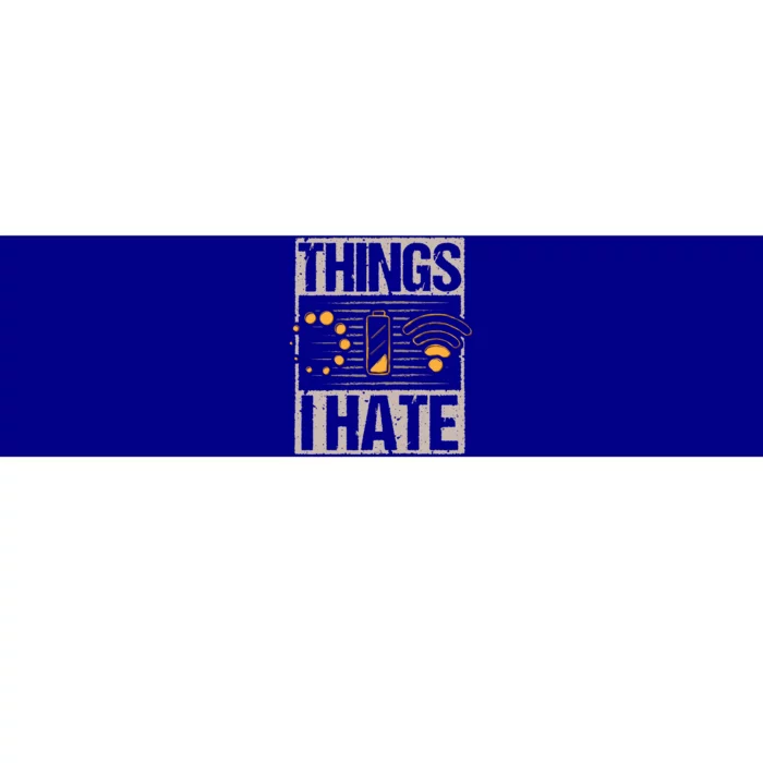 Retro Vintage Things I Hate Computer Problems Programmer Gift Bumper Sticker