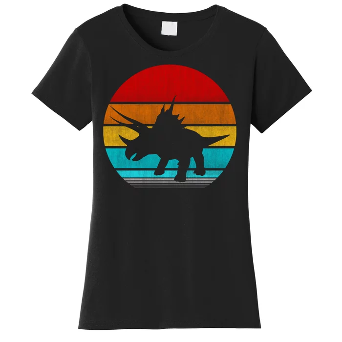 Retro Vintage Triceratops Women's T-Shirt