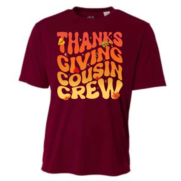 Retro Vintage Thanksgiving Cousin Crew Cooling Performance Crew T-Shirt