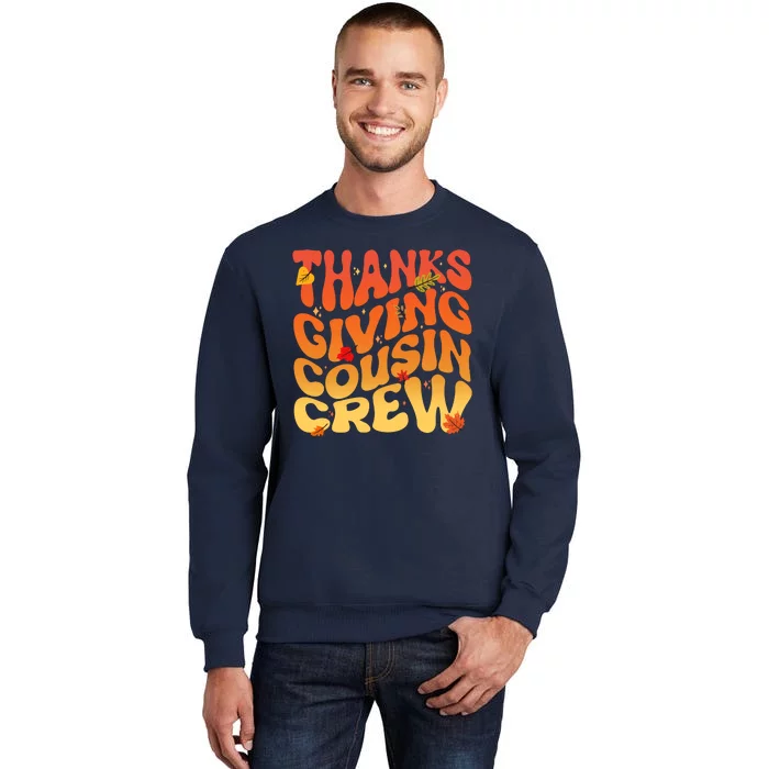 Retro Vintage Thanksgiving Cousin Crew Sweatshirt