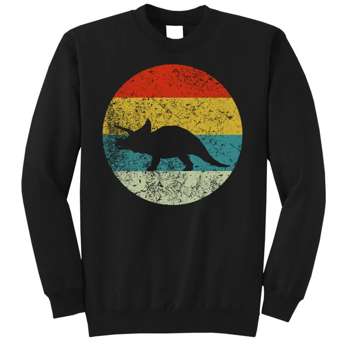 Retro Vintage Triceratops Tall Sweatshirt