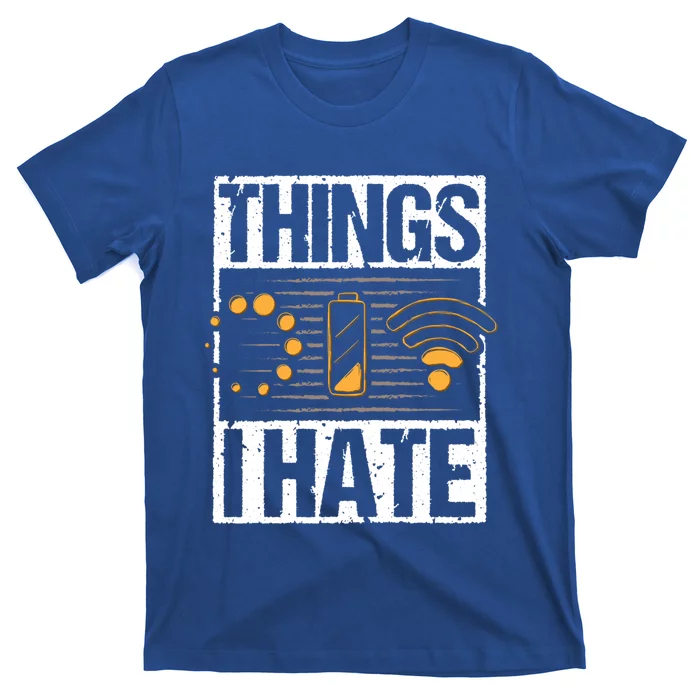 Retro Vintage Things I Hate Computer Problems Programmer Gift T-Shirt