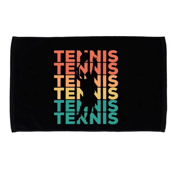 Retro Vintage Tennis Gift For Tennis Players Cute Gift Microfiber Hand Towel