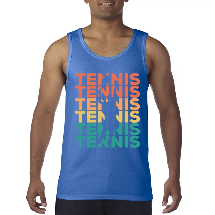 Retro Vintage Tennis Gift For Tennis Players Cute Gift Tank Top