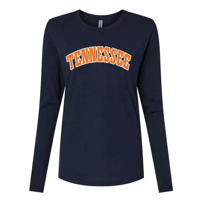 Retro Vintage Tennessee State Souvenir Gift Of Oklahoma Womens Cotton Relaxed Long Sleeve T-Shirt