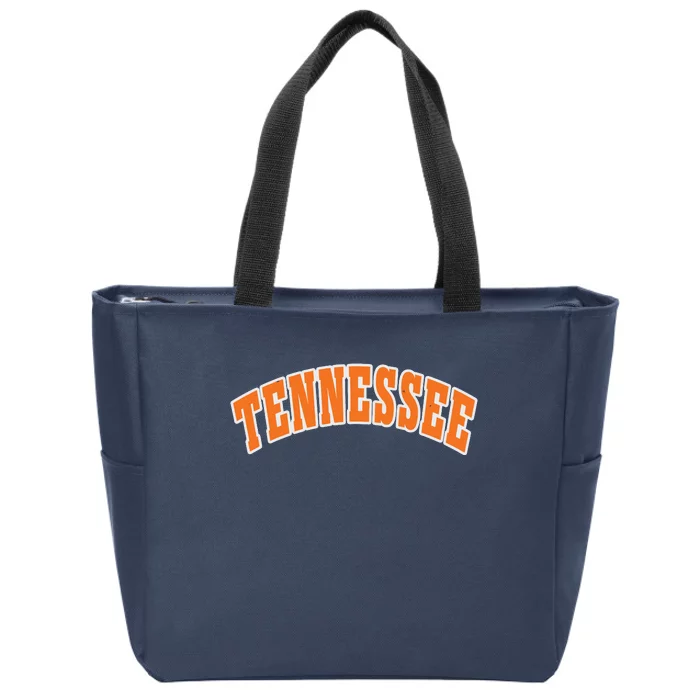 Retro Vintage Tennessee State Souvenir Gift Of Oklahoma Zip Tote Bag