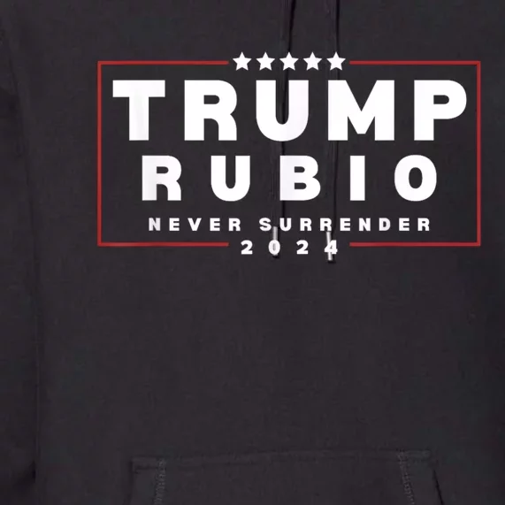 Rubio Vp Trump Vice President Rubio Trump 2024 Premium Hoodie