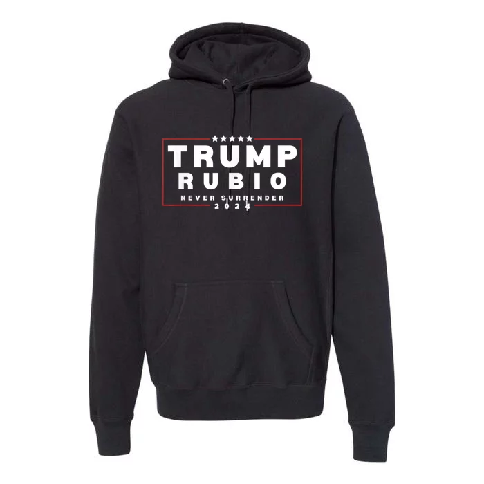 Rubio Vp Trump Vice President Rubio Trump 2024 Premium Hoodie