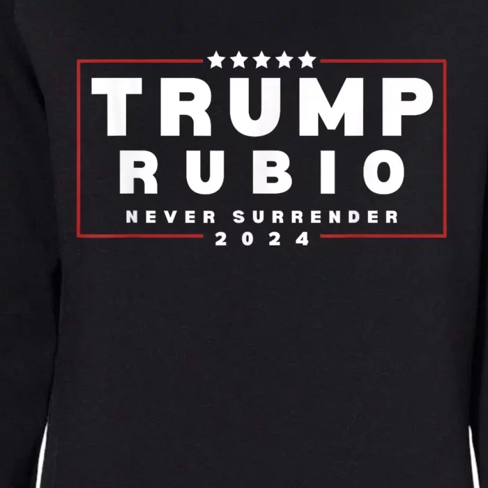 Rubio Vp Trump Vice President Rubio Trump 2024 Womens California Wash Sweatshirt