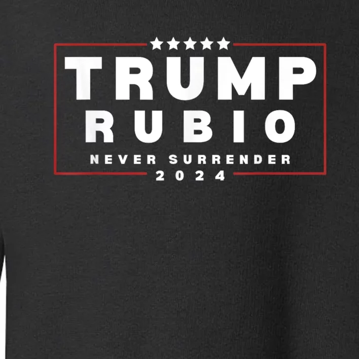 Rubio Vp Trump Vice President Rubio Trump 2024 Toddler Sweatshirt