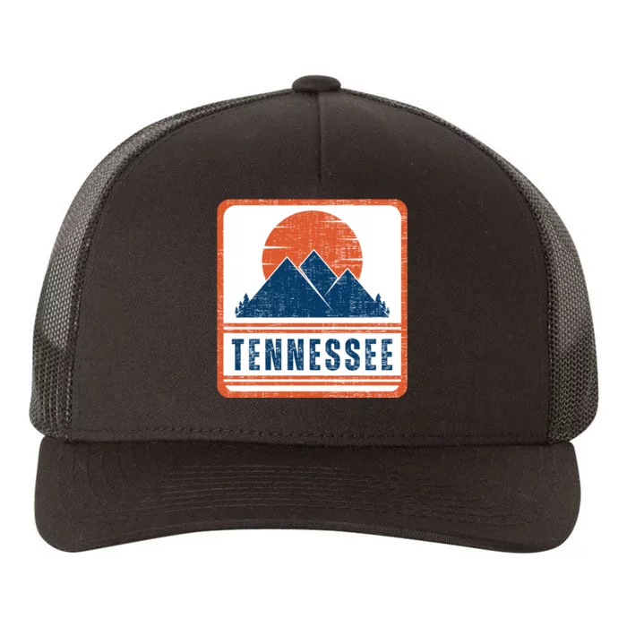 Retro Vintage Tennessee USA Mountain Gift For Men Yupoong Adult 5-Panel Trucker Hat