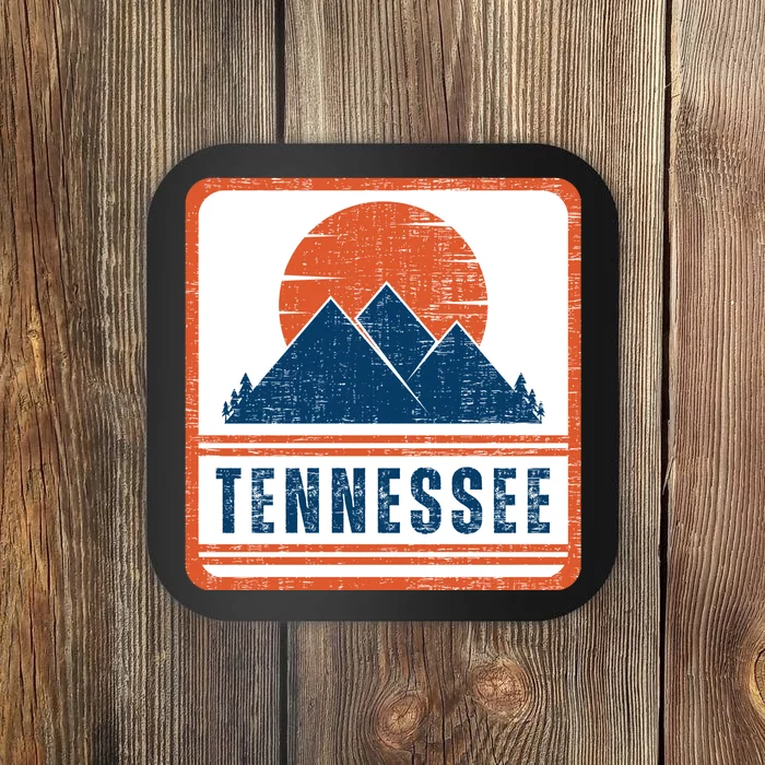 Retro Vintage Tennessee USA Mountain Gift For Men Coaster