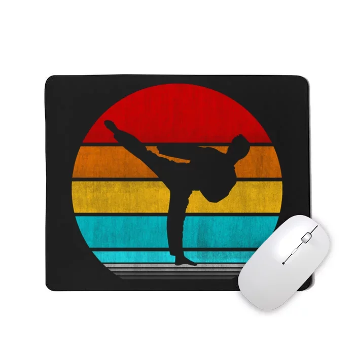 Retro Vintage Taekwondo Mousepad