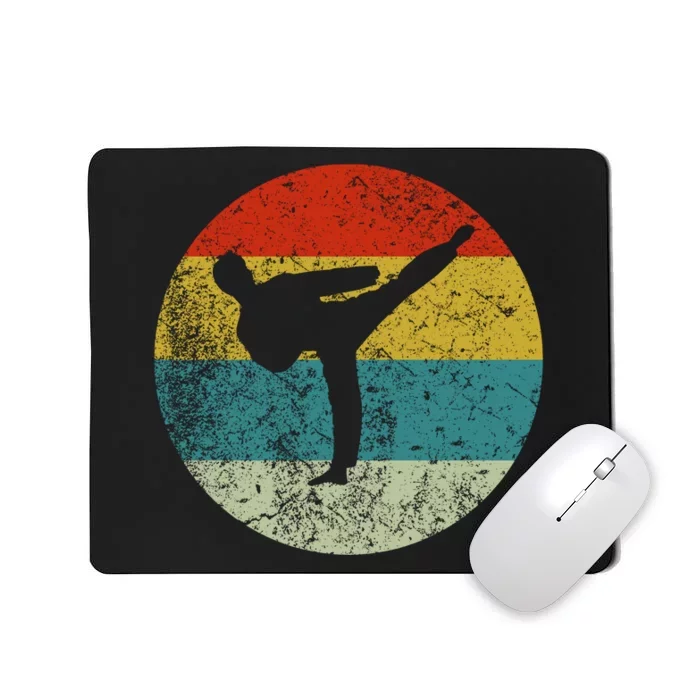 Retro Vintage Taekwondo Mousepad