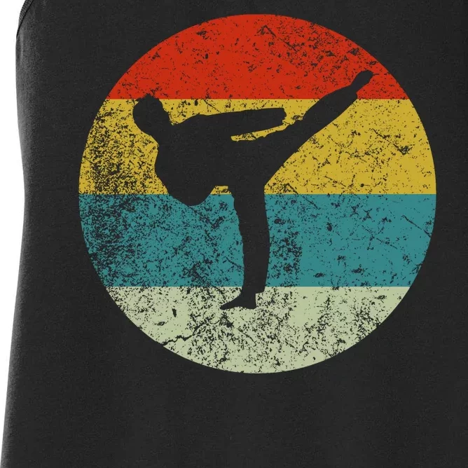 Retro Vintage Taekwondo Women's Racerback Tank