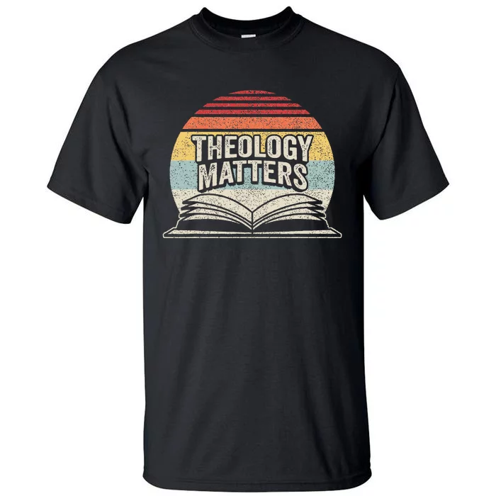 Retro Vintage Theology Matters Reformed Christian Tall T-Shirt