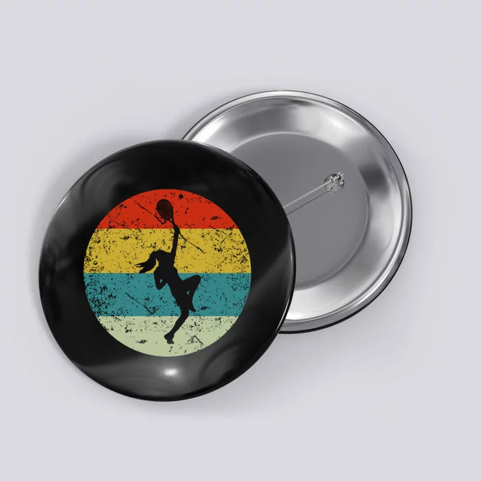 Retro Vintage Tennis Button