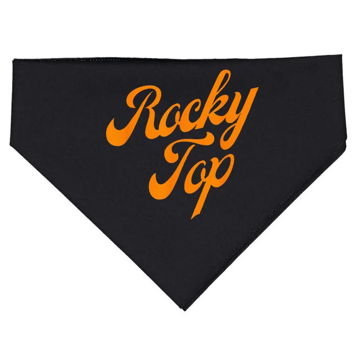 Retro Vintage Tennessee Orange USA-Made Doggie Bandana