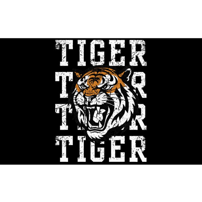 Retro Vintage Tiger Pride Tiger Mascot School Sports Team Bumper Sticker